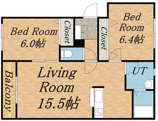 岩崎MS西野4・7【0205号室】の間取り