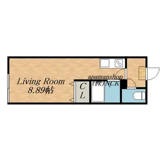 シャーメゾンリブレ八軒【0102号室】の間取り