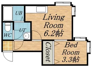アールズコート【2階】の間取り