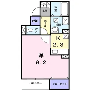 アインス レジデンス【2階】の間取り