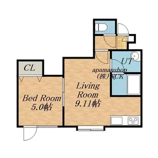 スタビリス【105号室】の間取り