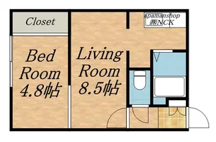 LACELLE【4階】の間取り