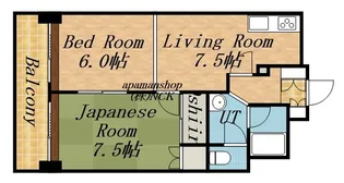 ハイデンス琴似【0213号室】の間取り