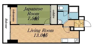 ハイデンス琴似【7階】の間取り