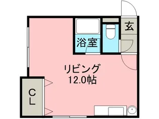 WOOD611【201号室】の間取り