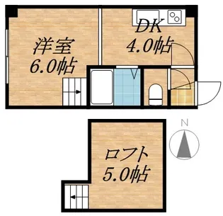 シャトルパーク8・13【507号室】の間取り