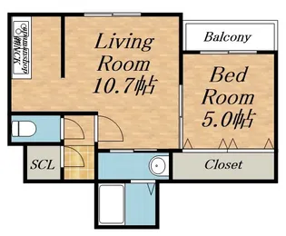 シティプラザ手稲本町【402号室】の間取り