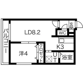 RS3ー2【4階】の間取り