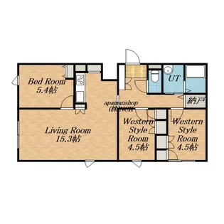 ビラ・ソラシア【2階】の間取り