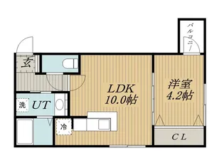 インデックス手稲【2階】の間取り