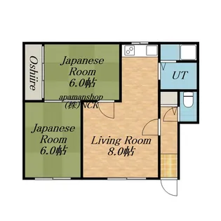 コーポ実【0203号室】の間取り