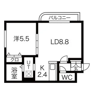 グレートヒルズ参番館【3階】の間取り