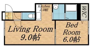 北海道札幌市西区西町南7丁目【アパート】の間取り
