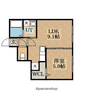 北海道札幌市手稲区手稲本町一条3丁目【マンション】の間取り