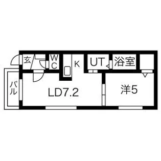 クイーンズフォレスト西町【2階】の間取り