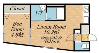 BASE TEYNE(ベース手稲)【5階】の間取り