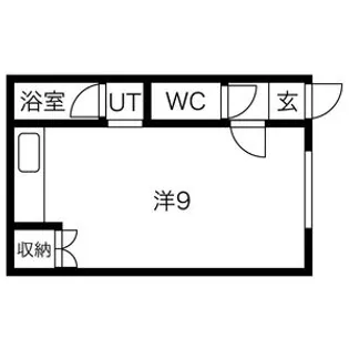 前田ビレッジⅢ【203号室】の間取り