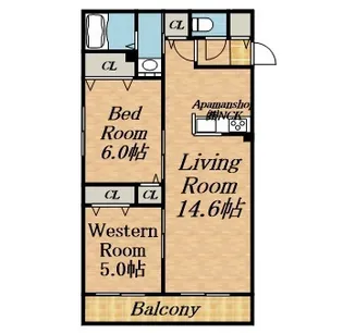 ベラポート発寒【3階】の間取り