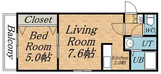 シャイニングライブⅢ【3階】の間取り