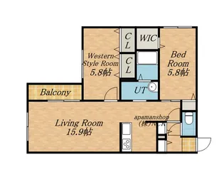 LIVE AURA(リヴェオーラ)【3階】の間取り