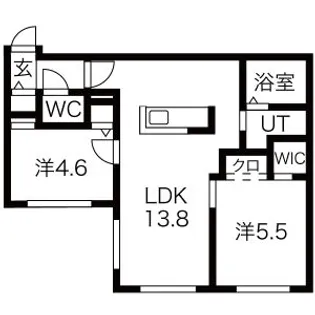 SELECCAO発寒(セレソン発寒)【2階】の間取り