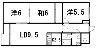 ビューシャトー【1階】の間取り
