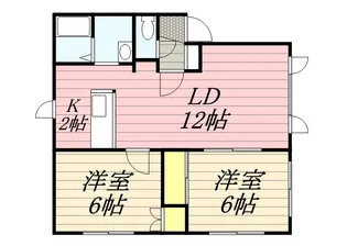 メゾン仙石【1階】の間取り