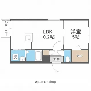 R CLEMENT【4階】の間取り