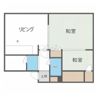 コーポA1【3号室】の間取り