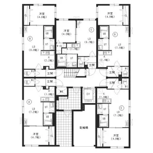晴蔵MIYANOSAWA(ハレクラミヤノサワ)【2階】の間取り