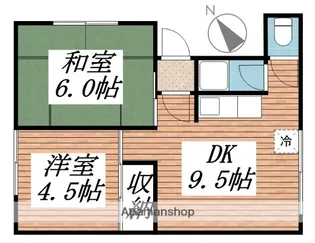 土肥ハイツ【201号室】の間取り
