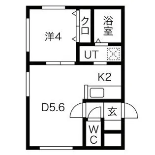 アール宮の沢【1階】の間取り