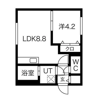 ASTER24(アステール24)【101号室】の間取り