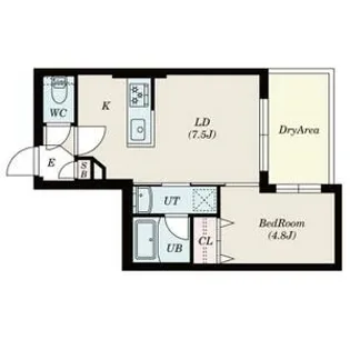 Villa 41 KOTONI SAPPORO【108号室】の間取り