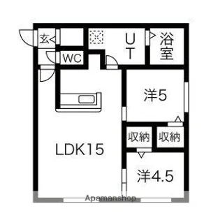 クレステージヒルズ【1階】の間取り