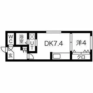 ORQUIDEA曙【205号室】の間取り