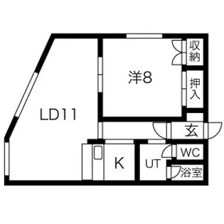 メゾンドリーヴ【2階】の間取り