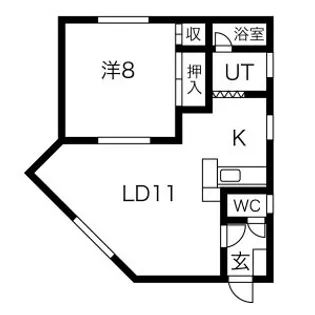 メゾンドリーヴ【205号室】の間取り