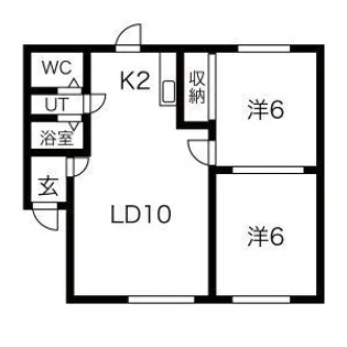 ハイツフェリス【202号室】の間取り
