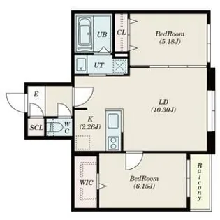 S-RESIDENCE琴似本通avanta【2階】の間取り