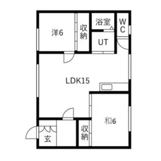 ハイツ稲穂【201号室】の間取り