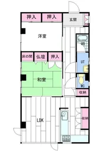LA CASITA宮の森【2階号室】の間取り
