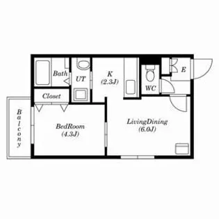 サンライズ琴似3・4【4階】の間取り