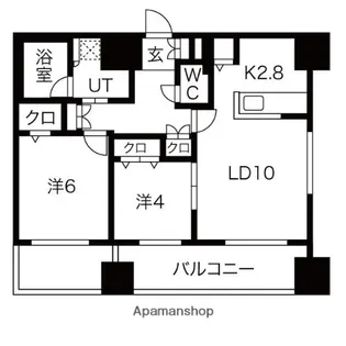 MJSQUARE KOTONI【901号室】の間取り