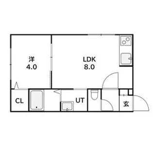 ラフィーネ西町北【3階】の間取り
