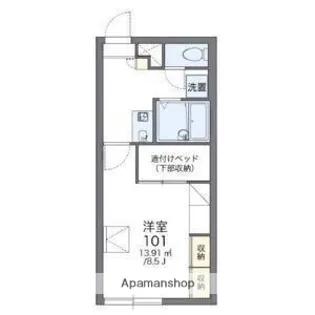 アルシオーネ富丘(旧レオパレスパインツリー)【2階】の間取り