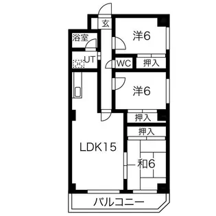 グレイシャス琴似【7階】の間取り