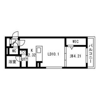 CAVATINA(カヴァティーナ)【410号室】の間取り