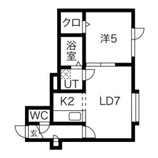 リープ・ブルーメⅢ【205号室】の間取り