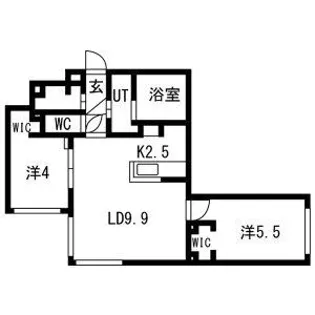 PARTENZA【203号室】の間取り